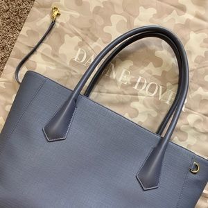 Dagne Dover Legend Tote - Ash Blue EUC